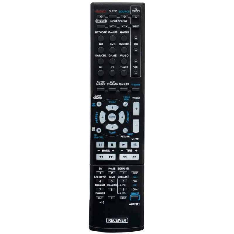 AXD7661 Replace Remote Control Applicable for Pioneer AV Receiver VSX-822-K VSX-1022-K VSX822K VSX1022K Audio Vedio Receiver axd7661 - LeoForward Australia