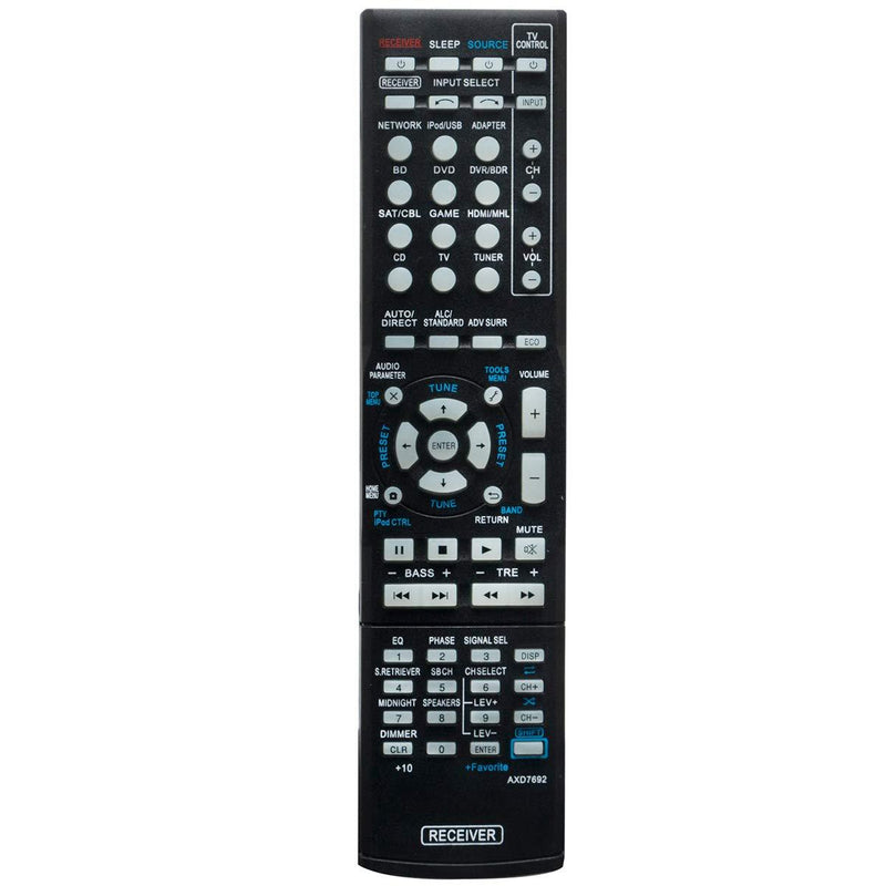 AXD7692 Replace Remote Control Applicable for Pioneer AV Receiver VSX-43 VSX-828 VSX-528 VSX43 VSX828 VSX528 Audio Vedio Receiver Controller - LeoForward Australia