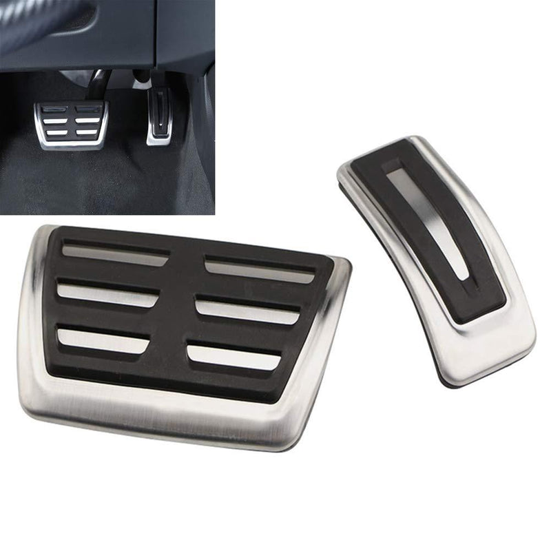  [AUSTRALIA] - LIUYE Gas Brake Pedal Cover Fit for Audi A4 A5 A6 A7 A8 Q5 Q7 (Automatic Transmission)