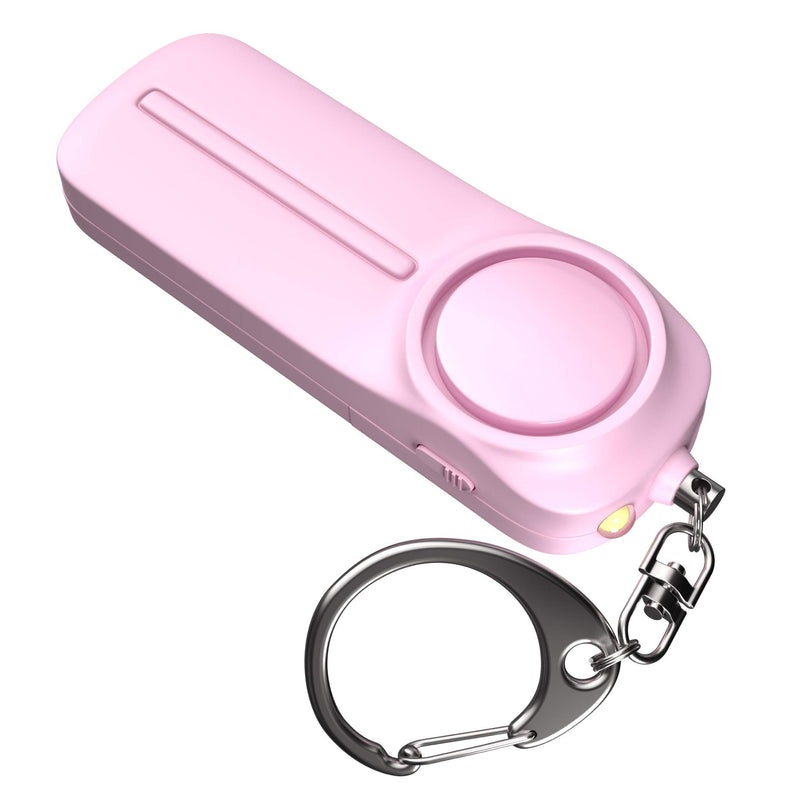 Self Defense Personal Alarm Keychain – 130 dB Siren Personal Safety Protection Device with LED Light – Safesound Emergency Security Alert Key Chain Whistle for Women, Kids, and Elderly by WETEN (pink) pink - LeoForward Australia