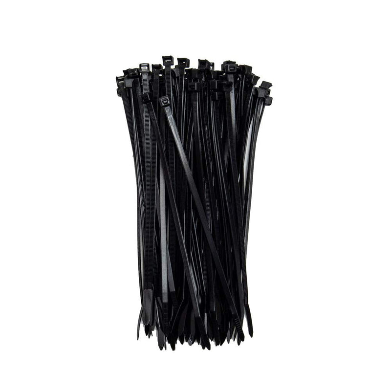  [AUSTRALIA] - ZipTie.com 8-inch Black Fuel Hose Cable Tie, 60-lb Tensile Strength, 100-Pack 8-inch, 60 lb