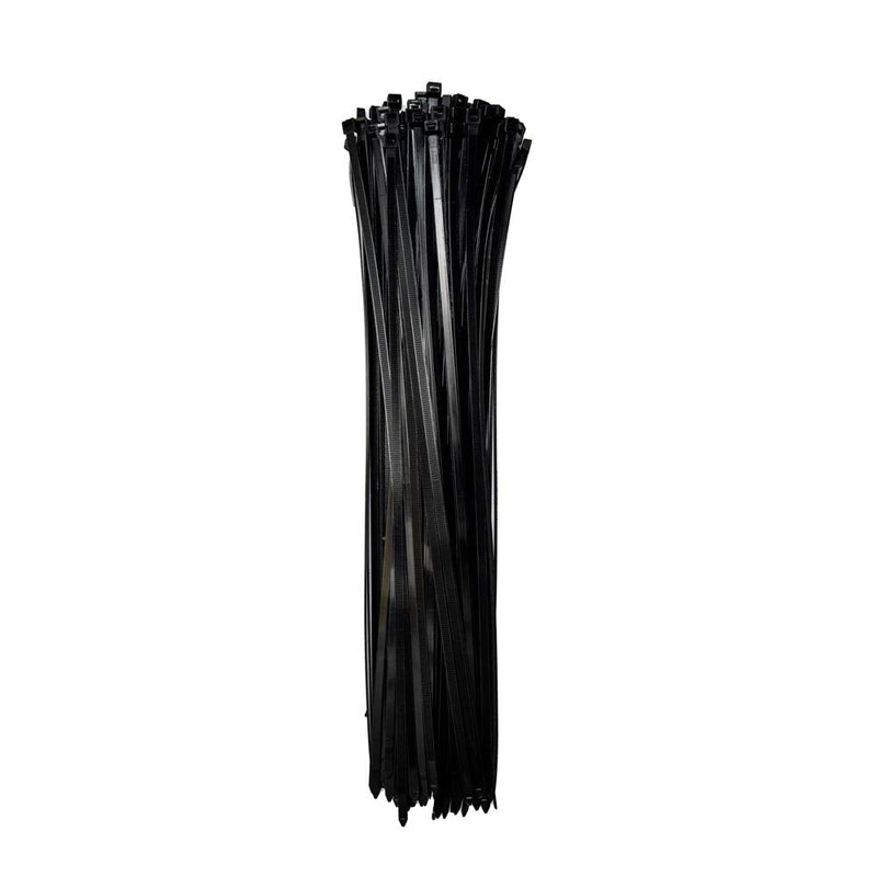  [AUSTRALIA] - ZipTie.com 18-inch Black Multi-Purpose Cable Tie, 175-lb Tensile Strength, UL Listed, 50-Pack