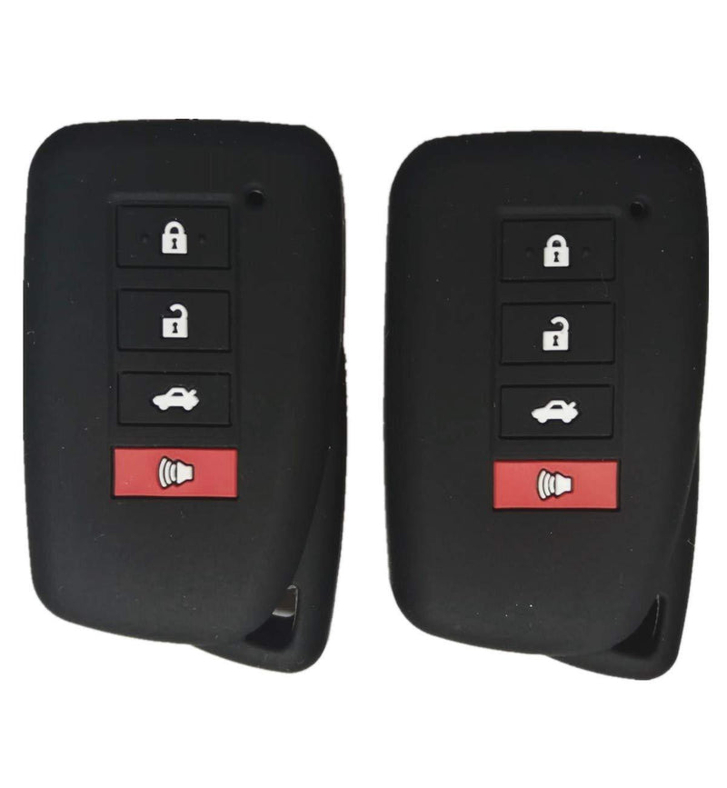 Smart Key Fob Covers Case Protector Keyless Remote Holder for Lexus 2018 NX300h 2018-2013 ES350 GS350 2016-2013 GS300h GS450h - LeoForward Australia