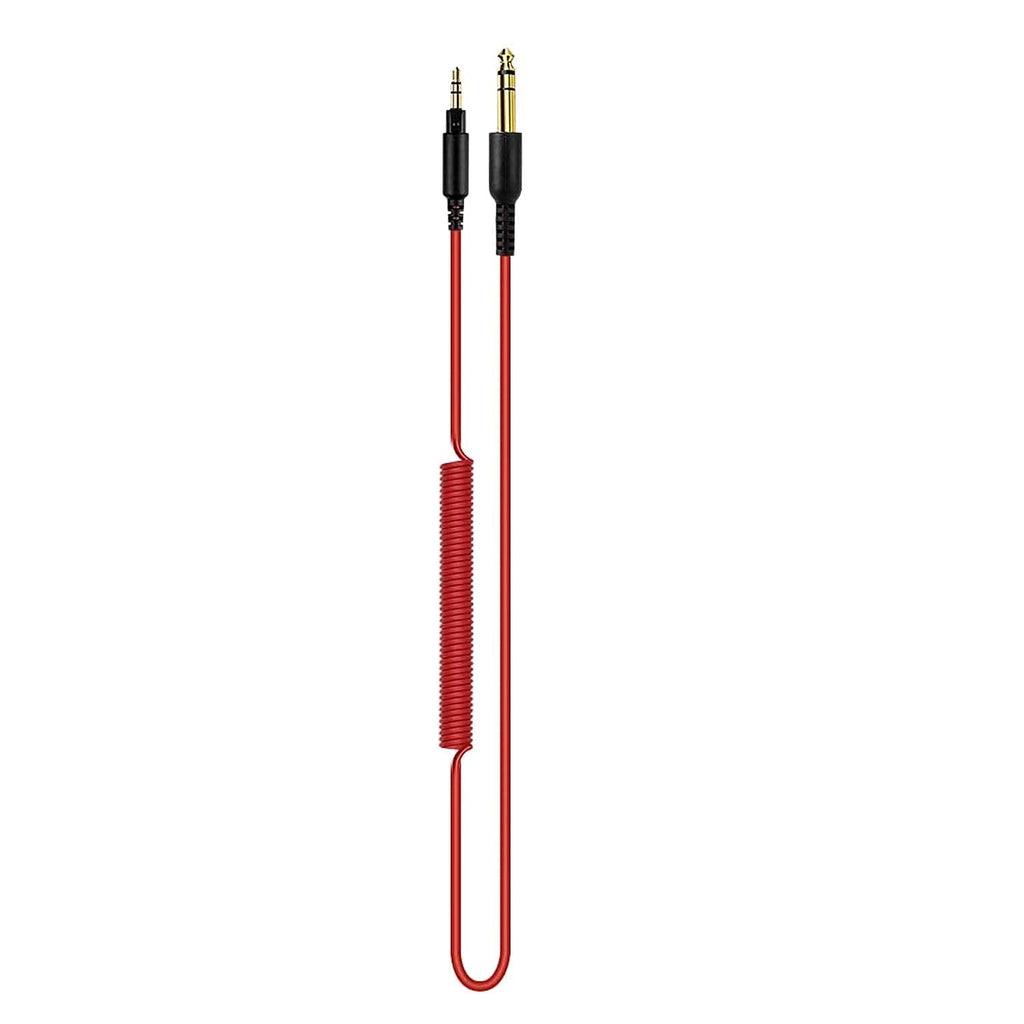  [AUSTRALIA] - Fusion A71 Wired Headphones Audio Cable Red- 6.35mm to 3.5mm