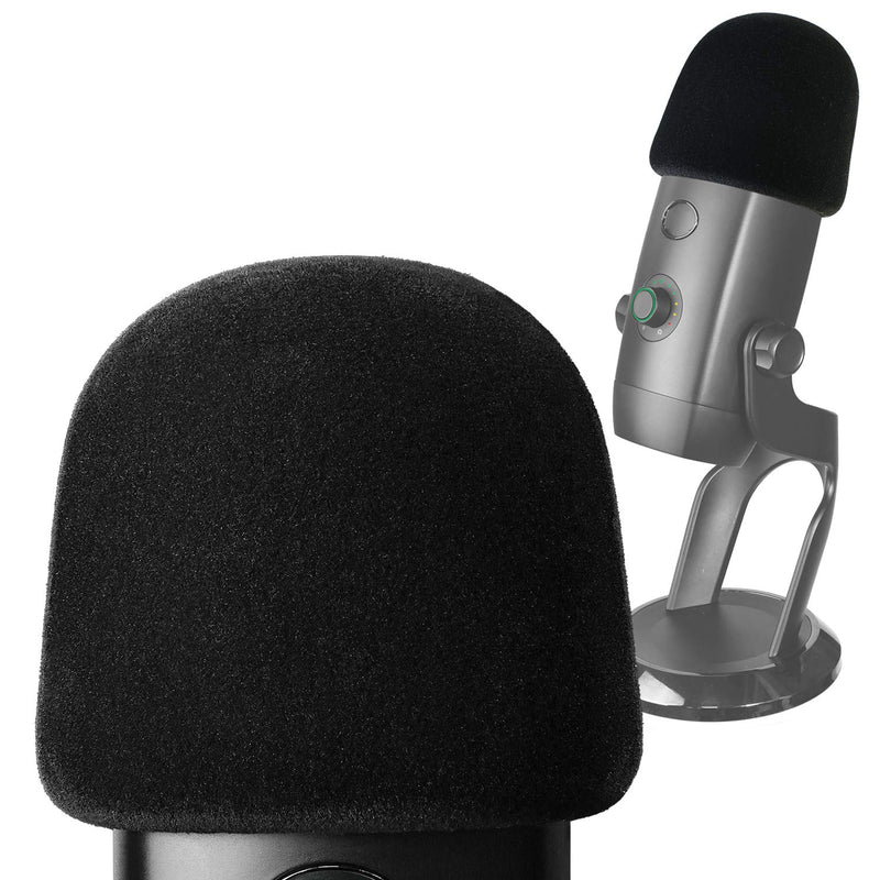  [AUSTRALIA] - Pop Filter for Blue Yeti X Mic - Foam Microphone Windscreen Cover with Velvet-like Fabric Covering to Reduce Mic Noises by YOUSHARES