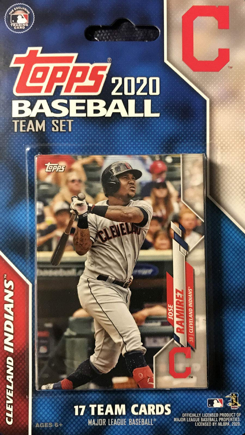 Cleveland Indians 2020 Topps Factory Sealed Special Edition 17 Card Team Set with Jake Bauers, Carlos Santana and Francisco Lindor Plus - LeoForward Australia