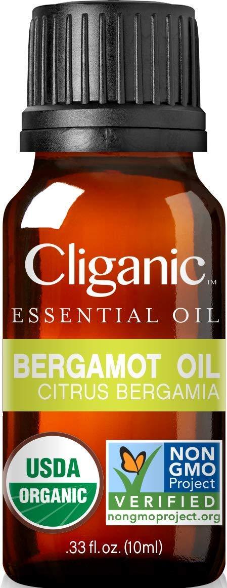 Cliganic Organic Bergamot Essential Oil, 100% Pure Natural for Aromatherapy | Non-GMO Verified 0.33 Fl Oz (Pack of 1) - LeoForward Australia