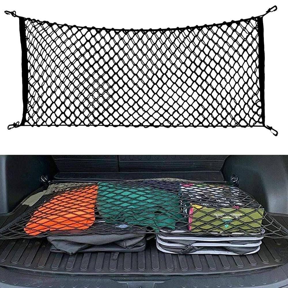  [AUSTRALIA] - JOINAP Floor Style Trunk Cargo Net for 2020 Toyota RAV4 2013 2014 2015 2016 2017 2018 2019 31 x 24 Inches with 4 Mounting Hooks