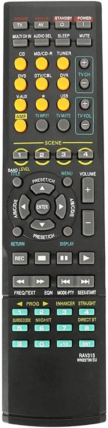 RAV315 Replacement Remote Control for Yamaha Audio Video Receiver - LeoForward Australia