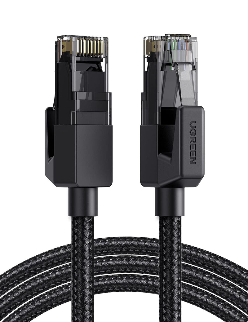 UGREEN Cat 6 Ethernet Cable Braided Cat6 Gigabit High Speed 1000Mbps Internet Cable RJ45 Shielded Network LAN Cord Compatible for PC PS5 PS4 PS3 Xbox Smart TV Router 6FT - LeoForward Australia