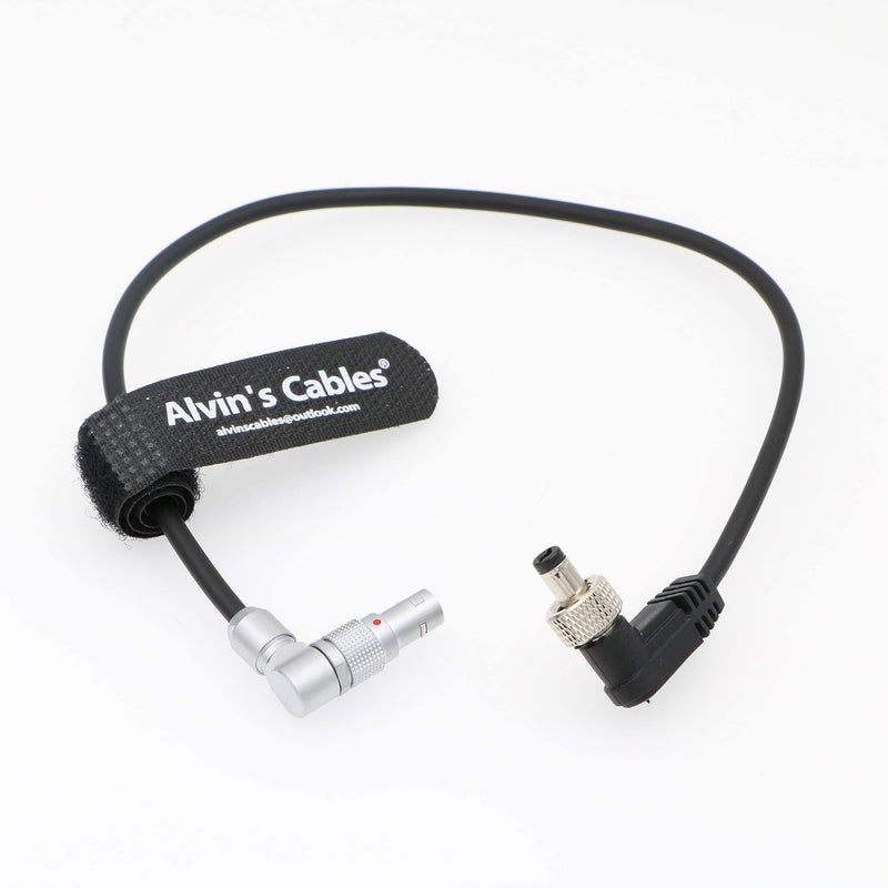  [AUSTRALIA] - Alvin's Cables Z CAM E2 Flagship Rotatable Power Cable for Atomos Ninja V OSEE G7 Monitor Adjustable 90 Degrees 2 Pin Male to Right Angle Lock DC Cord for Z CAM E2-S6 E2-F6 E2-F8