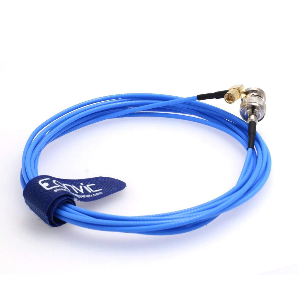 Eonvic 10-32UNF Microdot M5 to BNC Male Vibration Acceleration Sensor Cable Low Noise Signal Cable Right Angle Microdot M5 3M - LeoForward Australia