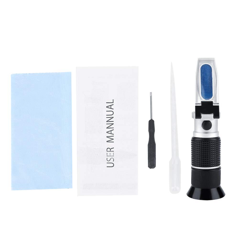 Portable Meter Refractometer Professional Hand Held Brix Refractometer 0~90% Specific Food Beer Milk Fruit Juice Sugar Tester - LeoForward Australia