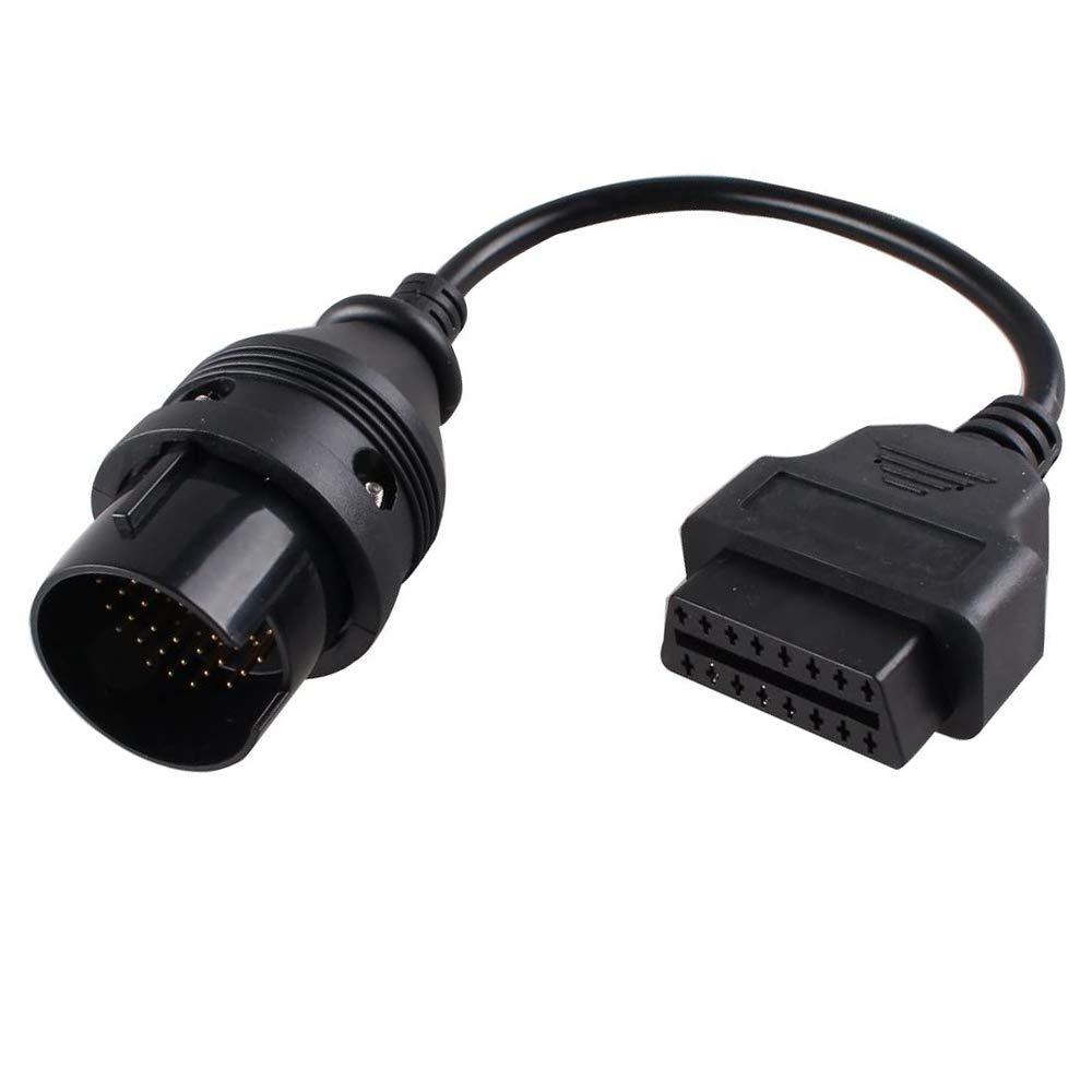 BTBcoin OBDII OBD2 38 Pin to 16 Pin Diagnostic Adapter Connector Cable Transfer Line for Mercedes Benz - LeoForward Australia