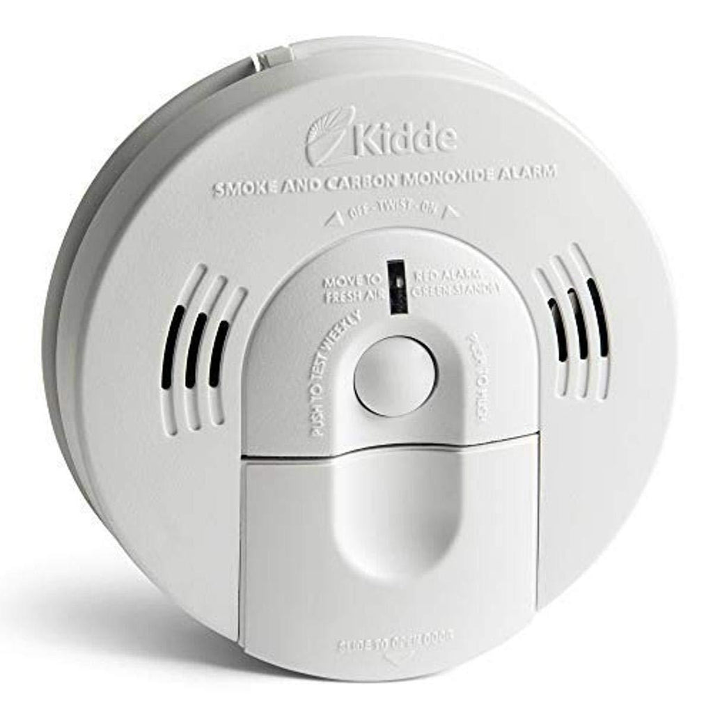 Kidde Smoke & Carbon Monoxide Detector, Hardwired, Interconnect Combination Smoke & CO Alarm with Battery Backup, Voice Alert - LeoForward Australia