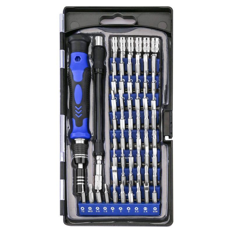  [AUSTRALIA] - Precision Screwdriver Kit, XOOL 62 in 1 Electronics Repair Tool Kit, Magnetic Driver Kit with Flexible Shaft, Extension Rod for Mobile Phone, Smartphone, Game Console, PC, Tablet