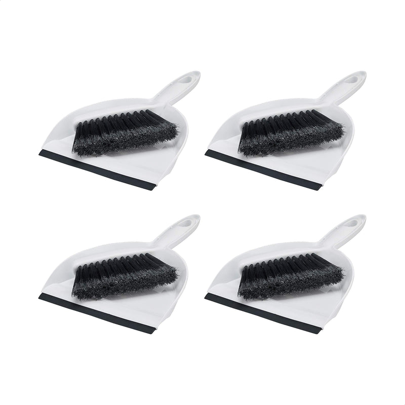 AmazonCommercial Mini Brush and Dustpan Set - 4-Pack Grey 4 PACK - LeoForward Australia