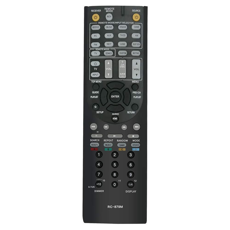 RC-879M Replace Remote Control Compatible with Onkyo TX-NR535 TX-SR333 HT-R393 TXNR535 TXSR333 HTR393 AV Receiver Audio Video - LeoForward Australia