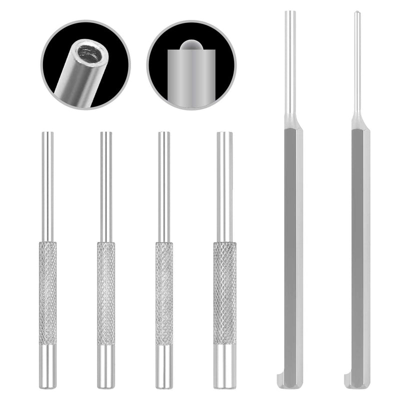 [AUSTRALIA] - SEDY 6-Pieces Roll Pin Starter Punch and Bolt Catch Install Punch Set, 1/16", 5/64", 3/32", 1/8"