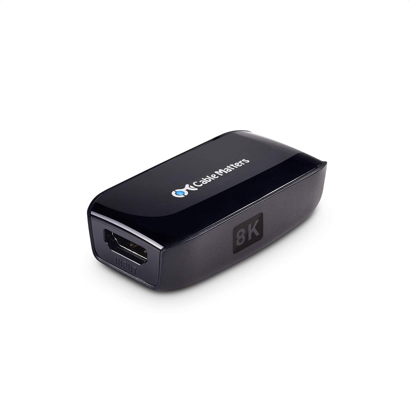  [AUSTRALIA] - Cable Matters Active 8K HDMI 2.1 Coupler (Female to Female HDMI Signal Booster/HDMI Repeater Gender Changer) with HDR for PS5, Xbox Series X/S, RTX3080 / 3090, RX 6800/6900, Apple TV, and More