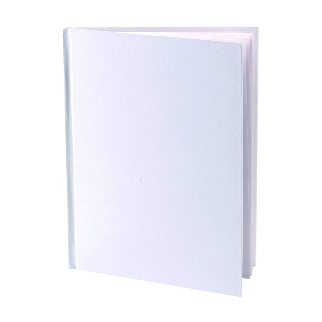  [AUSTRALIA] - Blank Books 1pc - 6" W x 8" H Hardcover with Unlined White Pages - 32 Pages (16 sheets) per book for Kids, Students, Adults and All Ages, Use for Creative Story, Sketches, Book Making Kit 1