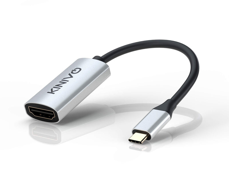 Kinivo USB C to HDMI Adapter (25CM ,4K 60Hz) - Compatible with Thunderbolt 3 Port, MacBook Pro 2018/2017, Samsung Galaxy S9/S8, Surface Book 2, Dell XPS 13/15, Pixelbook More - LeoForward Australia