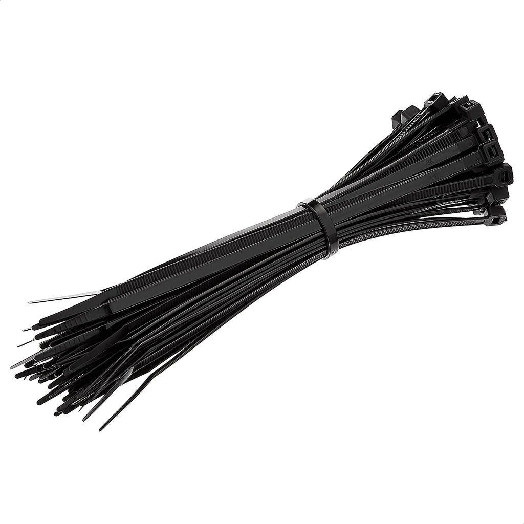  [AUSTRALIA] - Amazon Basics Multi-Purpose Cable Ties - 8-Inch/200mm, 200-Piece, Black 8 Inch