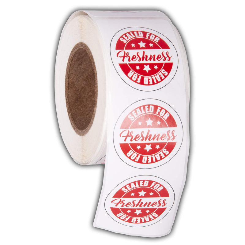 Food Delivery Tamper Evident Sealed for Freshness Labels - 500 Adhesive Stickers for Safe Food delivery (1.875" X 6" Strips) 1.875" X 6" Strips - LeoForward Australia