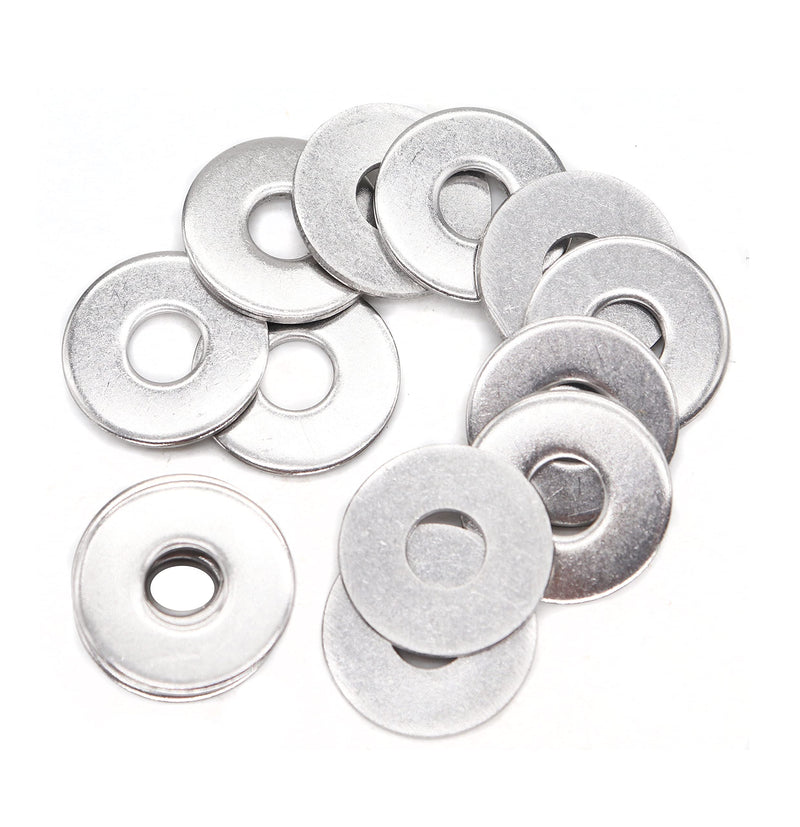  [AUSTRALIA] - binifiMux 50pcs M6 Flat Washers(OD=18mm, 1.5mm Thickness), 304 Stainless Steel / 18-8, Plain Finish M6x18x1.5mm 50pcs