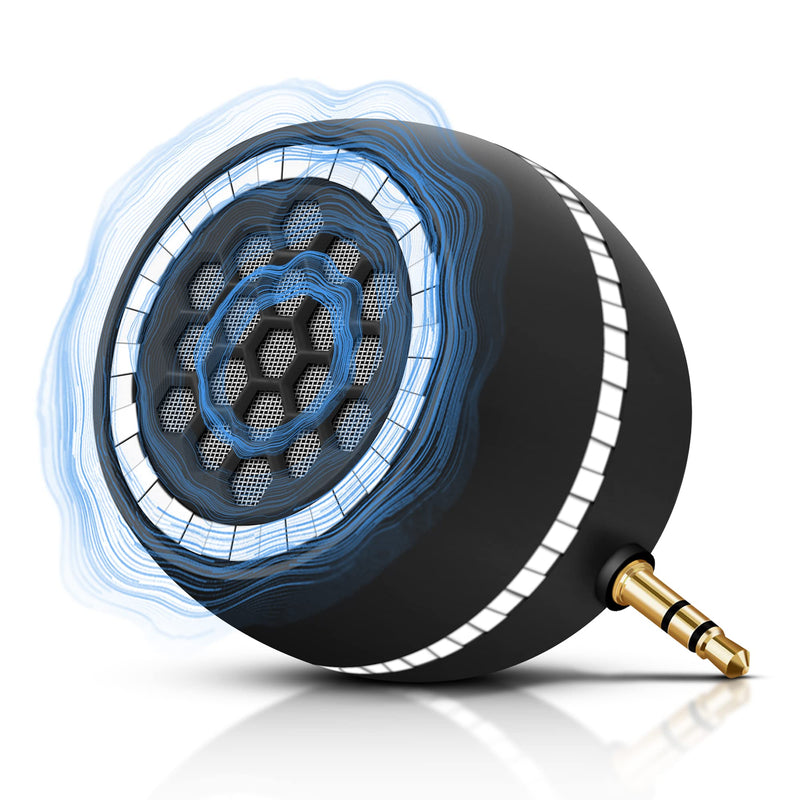  [AUSTRALIA] - FIYAPOO Mini Portable Speaker, 3W Mobile Phone Speaker Line-in Speaker with 3.5mm AUX Audio Interface for Smartphone/Tablet/Computer
