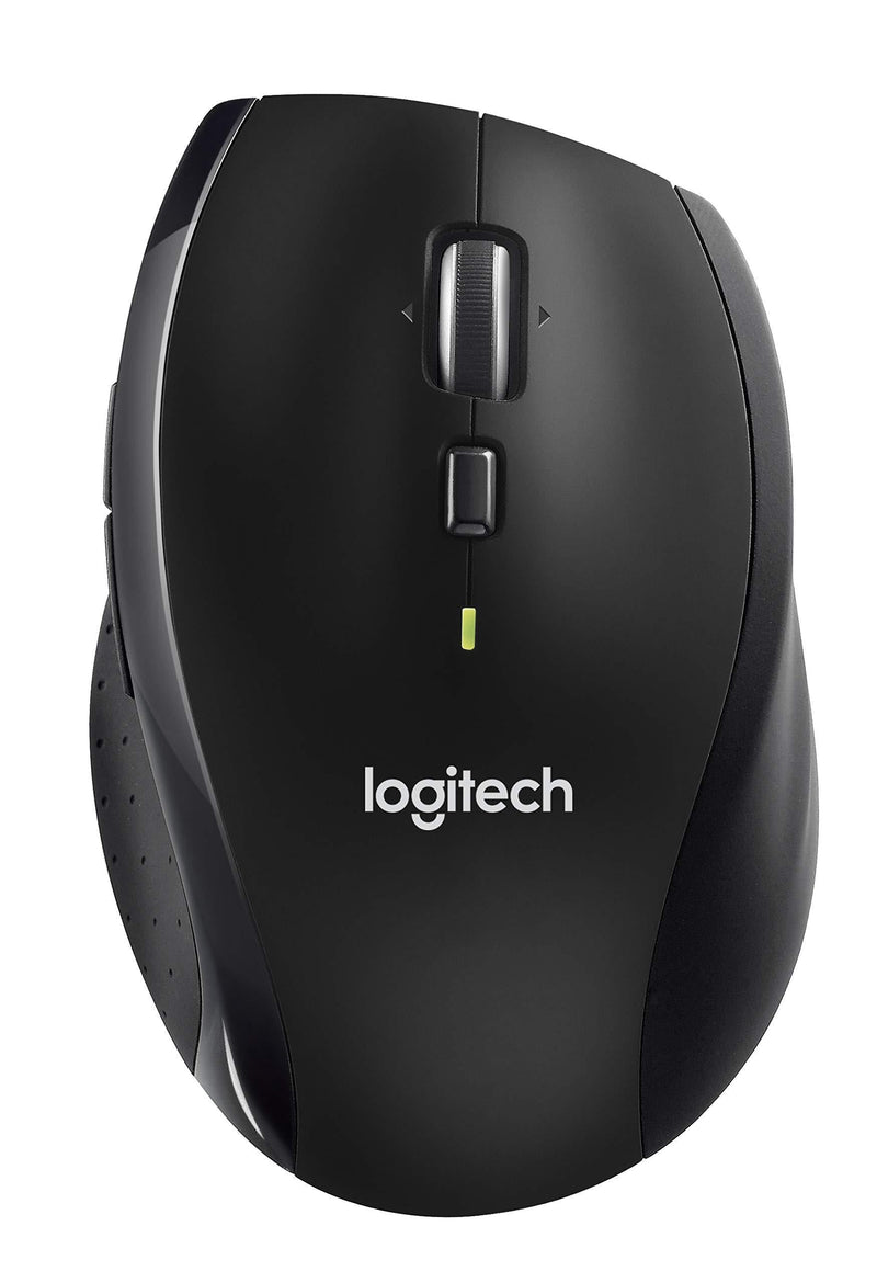  [AUSTRALIA] - Logitech M705 Wireless Marathon Mouse for PC - Long 3 Year Battery Life, Ergonomic Shape with Hyper-Fast Scrolling and USB Unifying Receiver for Computer and Laptop - Black