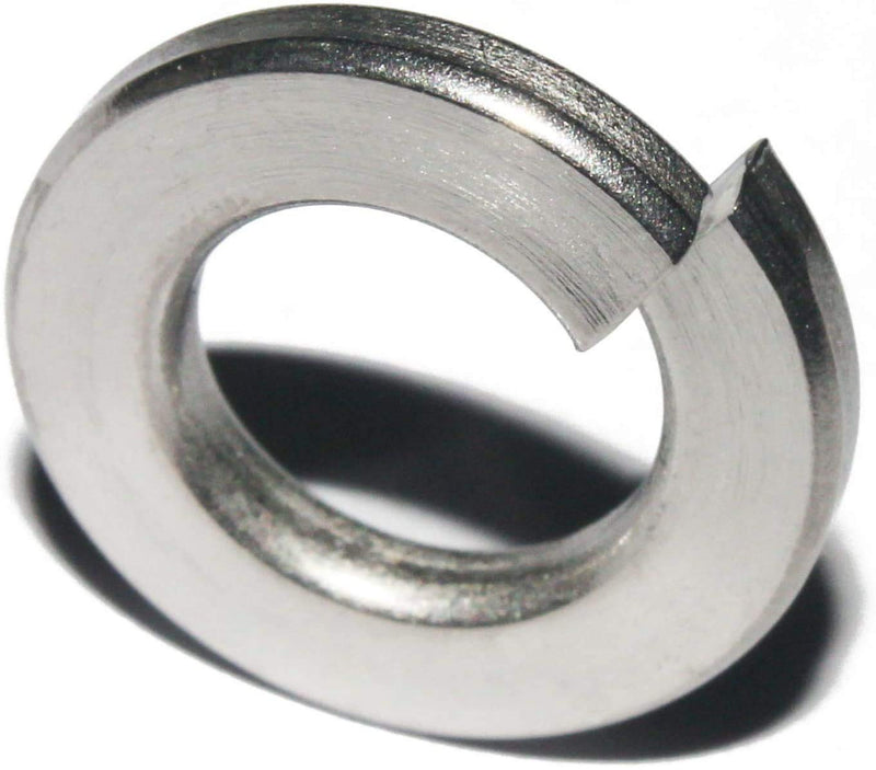  [AUSTRALIA] - Persberg 100Pcs 1/4" Stainless Lock Finish Washer, 3/8" Outside Diameter- Choose Size, 18-8 (304) Stainless Steel (120-4) 1/4" X 3/8" (100 Pcs)