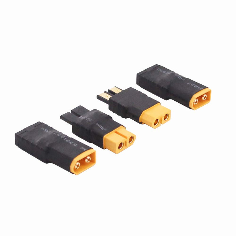  [AUSTRALIA] - OliRC 4pcs Compatible with TRX Style to XT60 XT-60 Male Female Connector Adapter(C155-4)