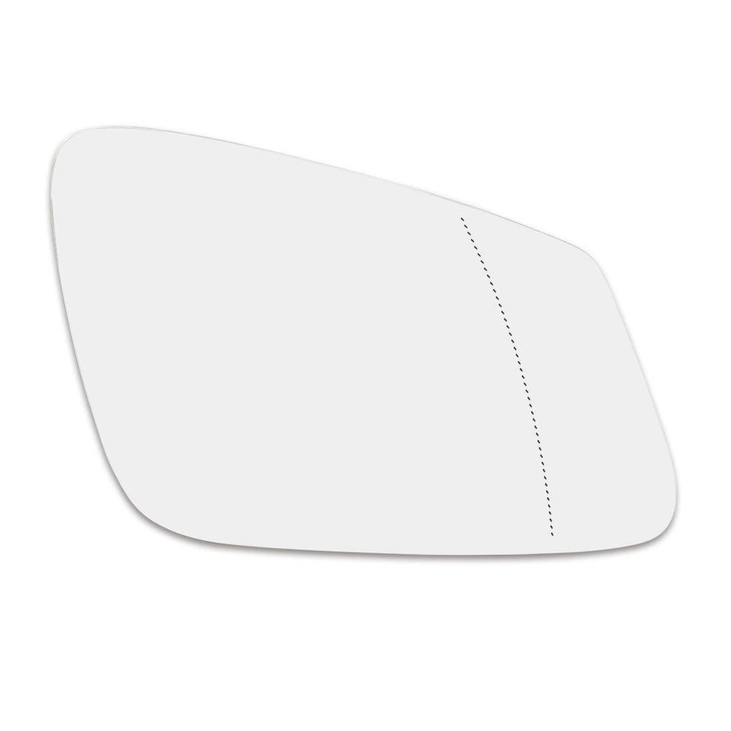 X AUTOHAUX Mirror Glass Heated with Backing Plate Passenger Side Right Side Rear View Mirror Glass for BMW X1 320i 340i - LeoForward Australia