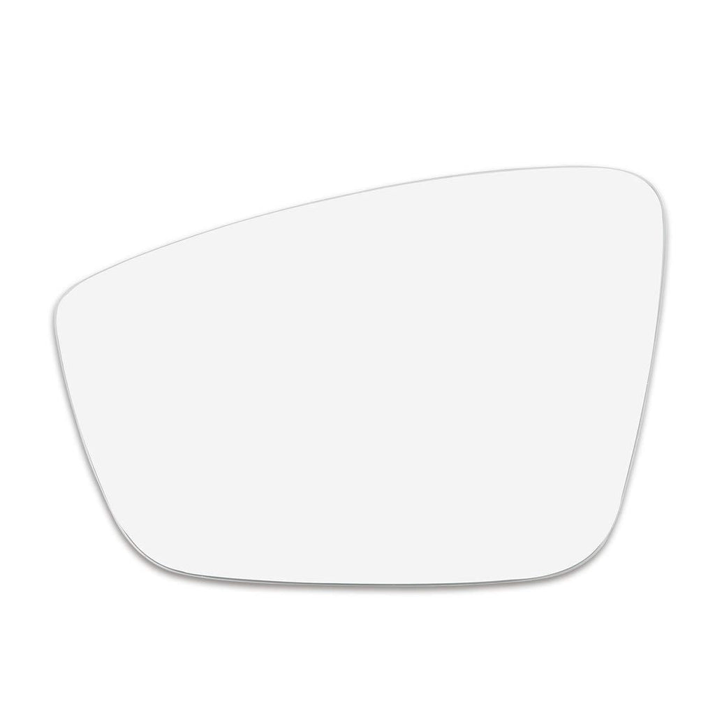 X AUTOHAUX Mirror Glass Heated with Backing Plate Driver Side Left Side Rear View Mirror Glass for VW JETTA PASSAT - LeoForward Australia