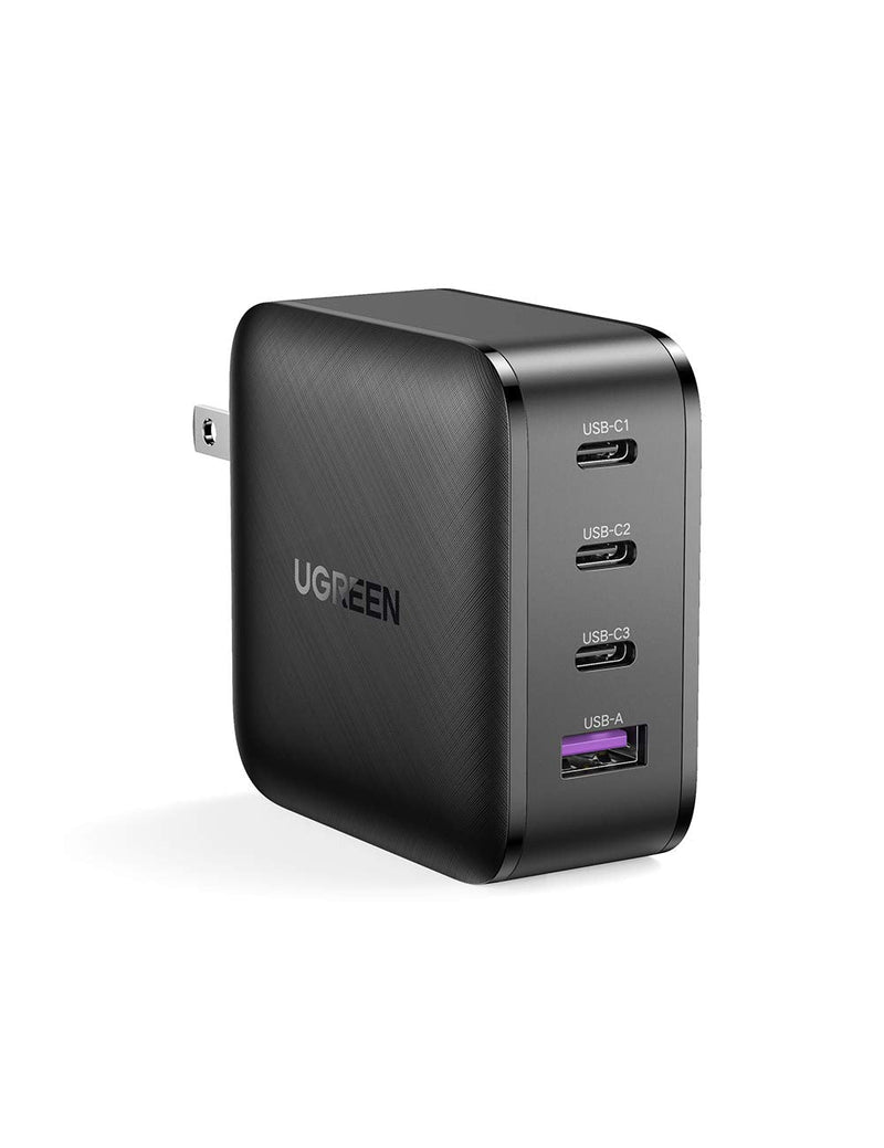  [AUSTRALIA] - UGREEN 65W Multiport USB C Charger - 4 Port USB Charging Station PPS Fast Charger Adapter Compatible for MacBook Pro/Air, Dell XPS 13, iPad, iPhone 13/13 Mini/13 Pro Max/12, Galaxy S21/S20, Pixel