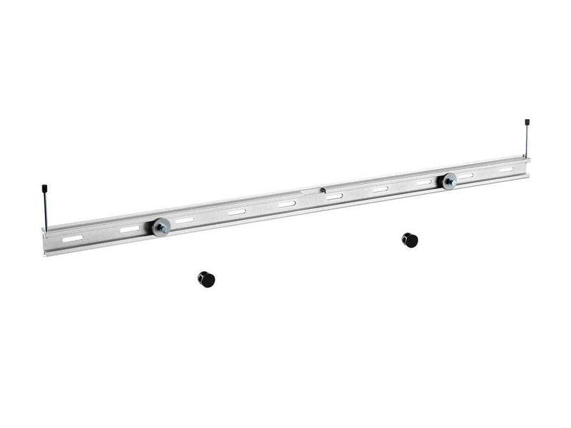  [AUSTRALIA] - Monoprice Universal Soundbar Wall Mount Bracket Aluminum Mount for Mounting Sound Bar Above or Under TV, Fits Most of Sound Bars up to 33lbs, Black, 139490