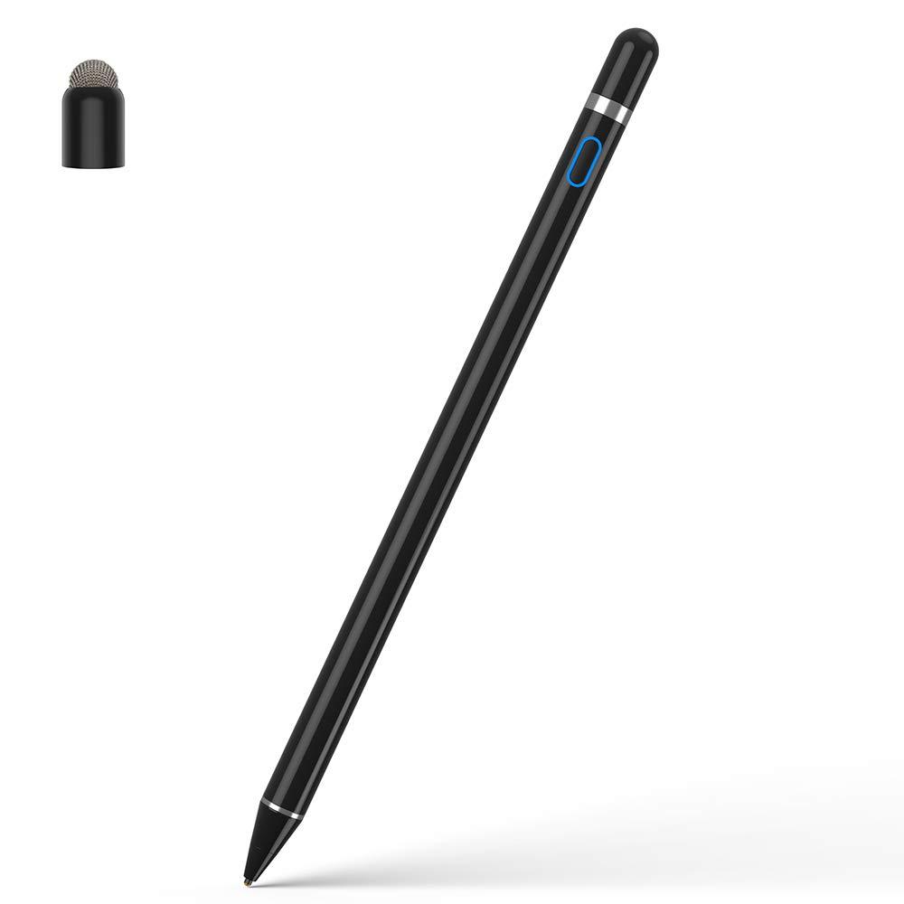KECOW Active Stylus Compatible for iOS&Android Touch Screen, Digital Pen for iPad,Cellphone&Tablet,Stylus Pen for iPad,MacBook/iPad Pro/Air/Mini,iPhone,Capactive Pencil for Handwriting&Drawing,Black - LeoForward Australia