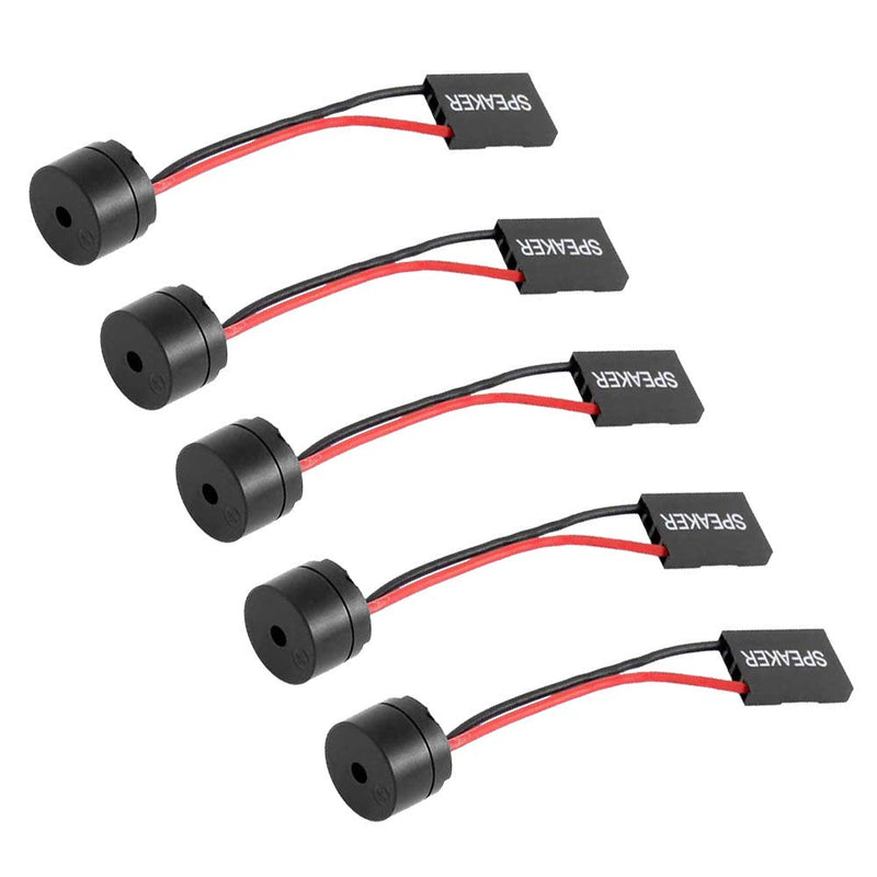  [AUSTRALIA] - 5 pcs Computer casemini Speakers,PC Internal BIOS Mini Plug Buzzer Computer Motherboard Buzzer Alarm