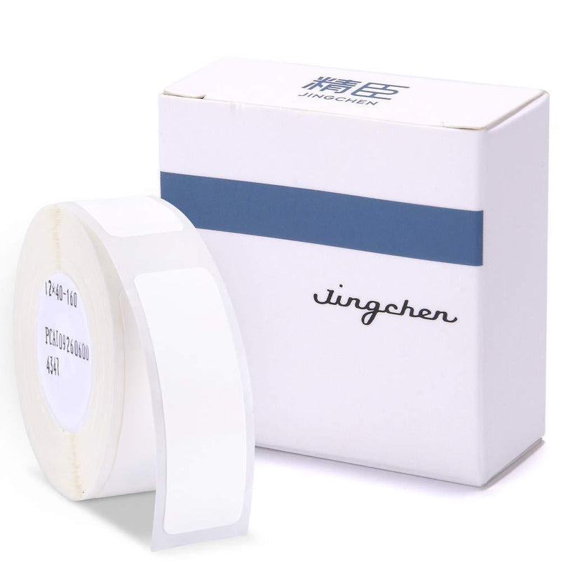 NIIMBOT D11White Label Maker Tape Adapted Label Print Paper 1240 Standard Laminated Office Labeling Tape Replacement Pure Color (White, Medium) White - LeoForward Australia