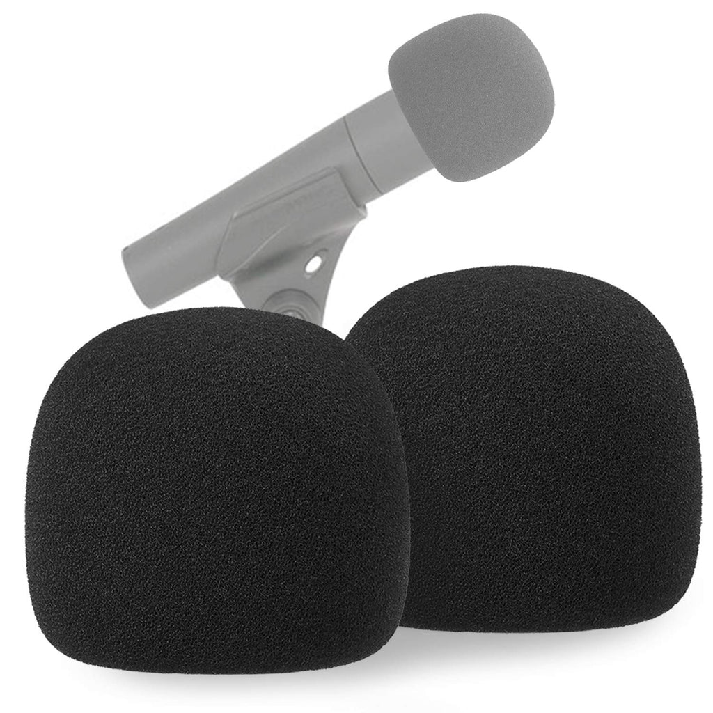  [AUSTRALIA] - SM57 Pop Filter Foam Cover - Mic Windscreen Wind Cover Customized Compatible with Shure SM-57 Microphone to Blocks Out Plosives by YOUSHARES (2 PCS)