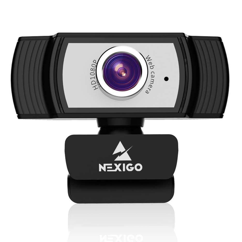  [AUSTRALIA] - 1080P Webcam with Microphone and Software, 2021 NexiGo Streaming Computer Camera, for Zoom Meeting/Skype/FaceTime/Teams/OBS/Xbox/XSplit, Compatible with Mac OS Windows Laptop Desktop PC