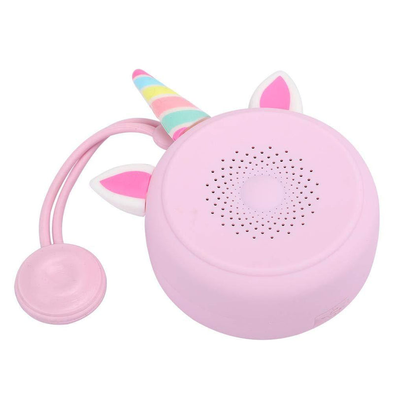 Bluetooth Speaker Pink Waterproof, Unicorn Cartoon Wireless Bluetooth Portable Speaker Desktop Wireless Music Player for Camping/Beach/Sports/Shower - LeoForward Australia