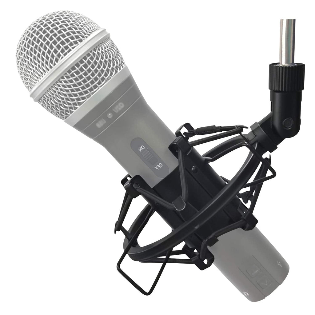  [AUSTRALIA] - Microphone Shock Mount Mic Holder For Samson Q2U Shure SM58 ATR2100-USB Behringer Xm8500, Mic Clip Holder Mount for Diameter 28mm-32mm Dynamic Microphone Like AT2005-USB Shure PGA48 PGA58, Boseen