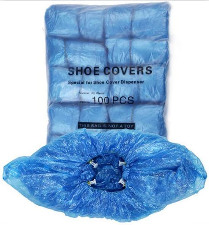  [AUSTRALIA] - URED Disposable Shoe Cover Refills for Automatic Shoe Cover Dispenser Machine, T-Buckle Shoe Cover 100 Pcs