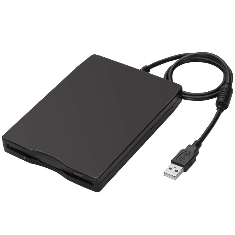  [AUSTRALIA] - USB Floppy Drive, MthsTec 3.5" USB External Floppy Disk Drive 1.44 MB Slim Plug and Play FDD Drive for PC Windows 2000/XP/Vista/Windows 7/8/10/Mac(Black)