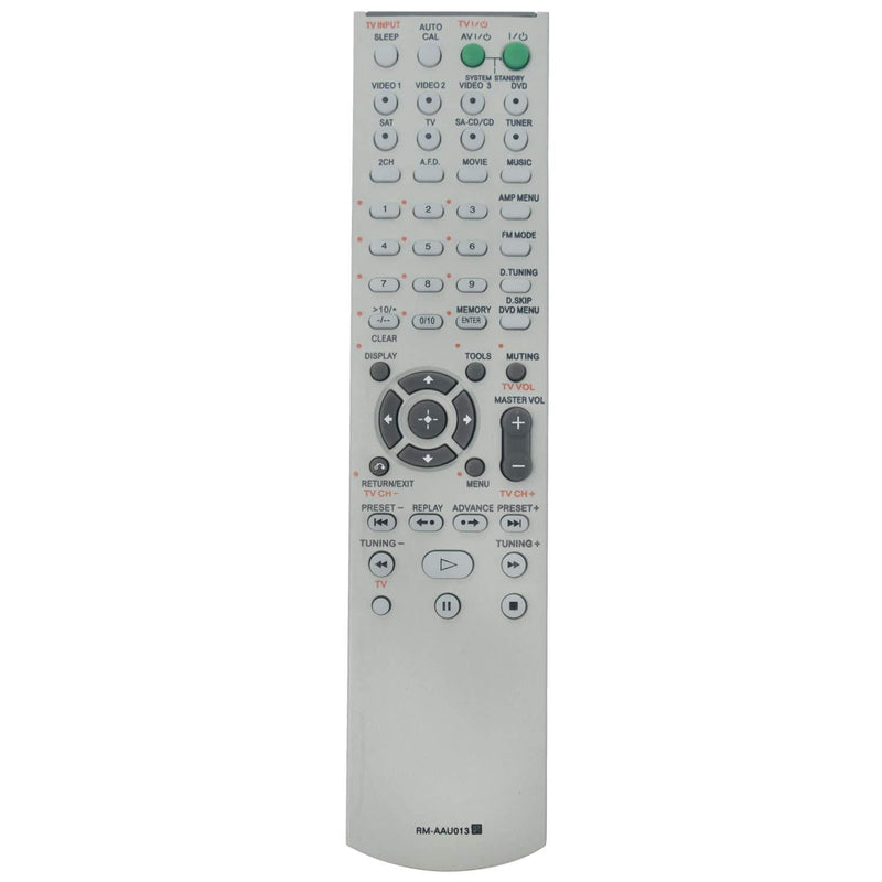 RM-AAU013 Replace Remote Control - AIDITIYMI RMAAU013 Remote Control Replacement for Sony RM AAU013 HT-DDW790 STR-DG510 HT-DDW795 HT-DDW685 Home Theater System - LeoForward Australia