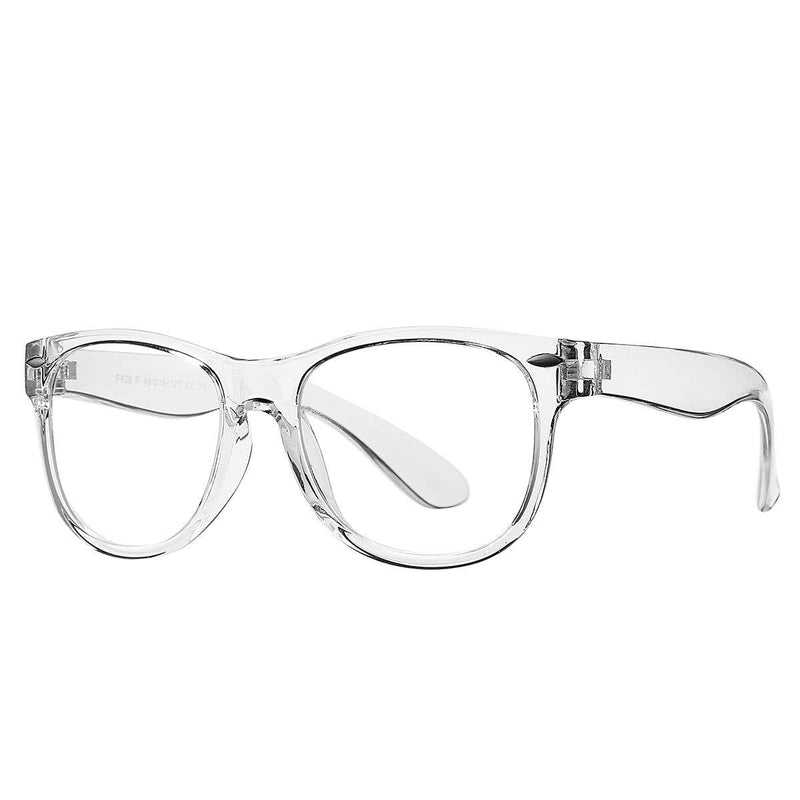  [AUSTRALIA] - Blue Light Blocking Glasses for Kids - Boys & Girls Unbreakable Frame (3-12 Years) Transparent 47 Millimeters