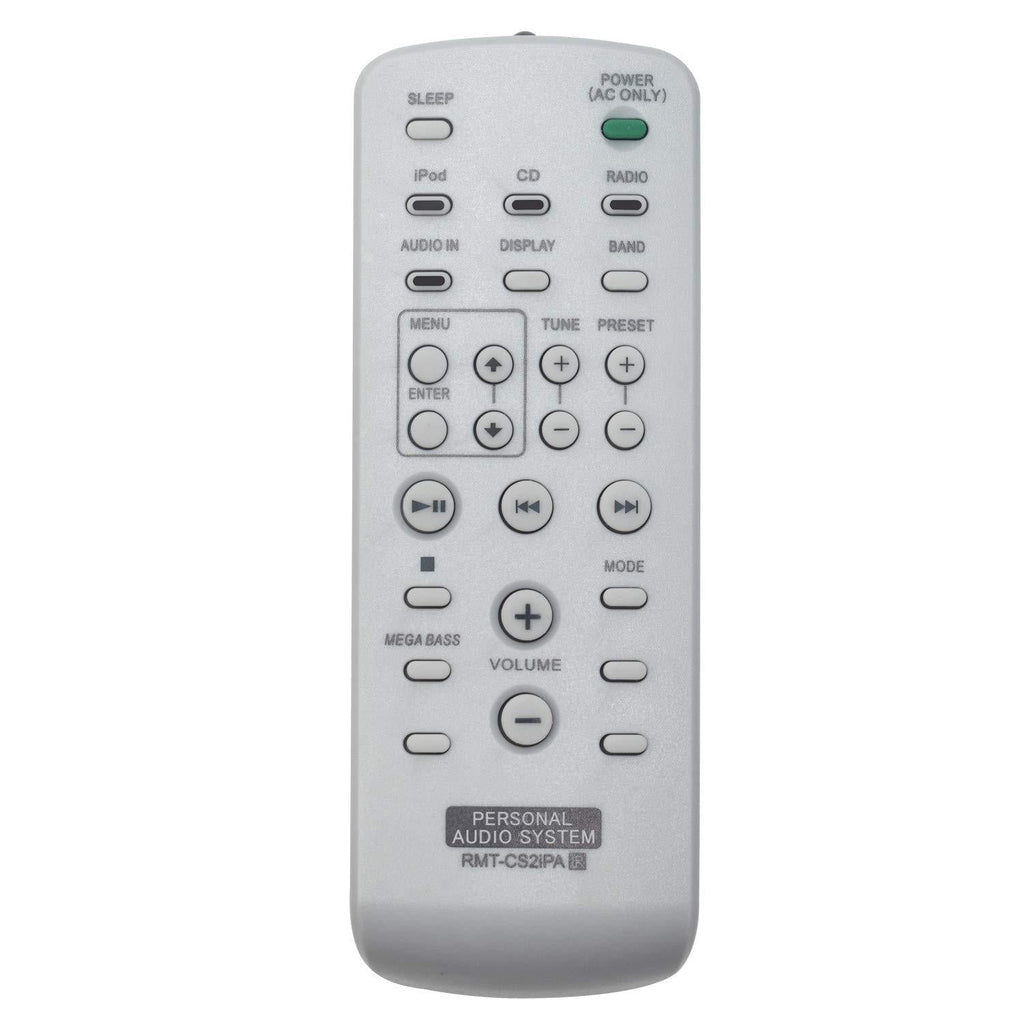 RMT-CS2iPA Replace Remote Control - AIDITIYMI RMT CS2iPA Remote Control Replacement for Sony RMTCS2iPA ZS-S4iP ZS-S2iP Audio System Remote Control - LeoForward Australia