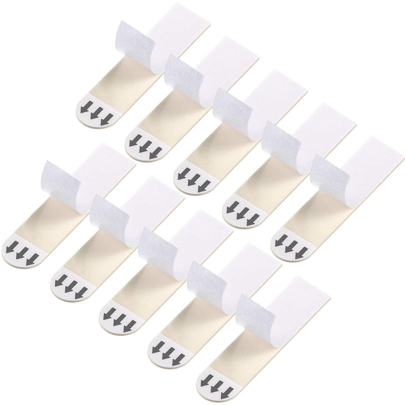  [AUSTRALIA] - 30 Pieces Picture Hanging Strips Mounting Refill Strips Picture Frame Hanging Strips Adhesive Fastener Strips Re-Hang Indoor Strips for Hanging Small Medium Frames, Photos, White